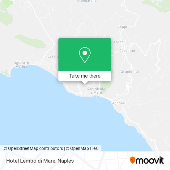 Hotel Lembo di Mare map