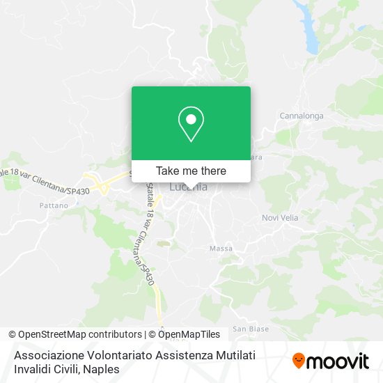 Associazione Volontariato Assistenza Mutilati Invalidi Civili map