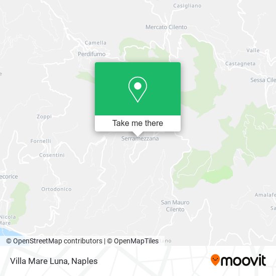Villa Mare Luna map