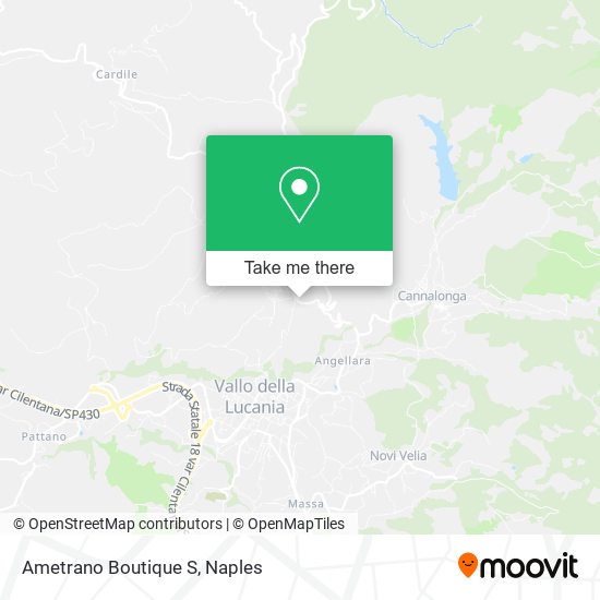 Ametrano Boutique S map
