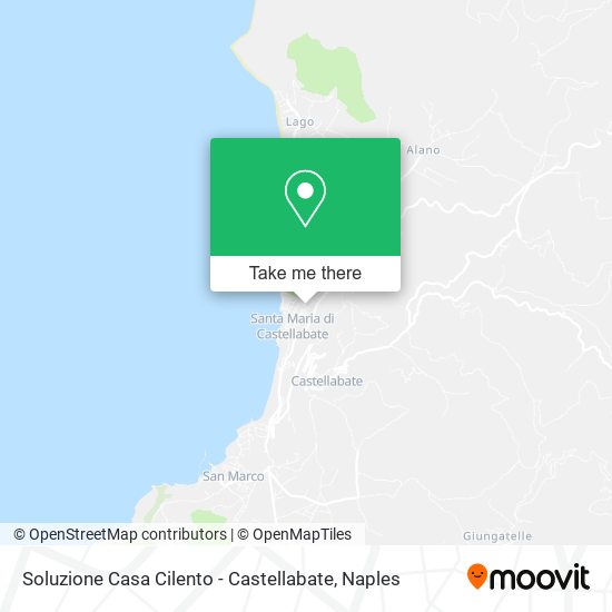 Soluzione Casa Cilento - Castellabate map