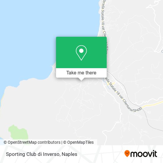 Sporting Club di Inverso map