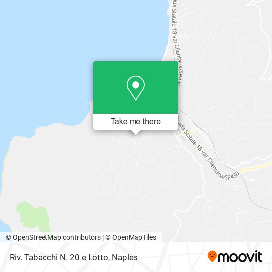 Riv. Tabacchi N. 20 e Lotto map