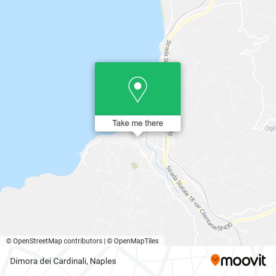 Dimora dei Cardinali map