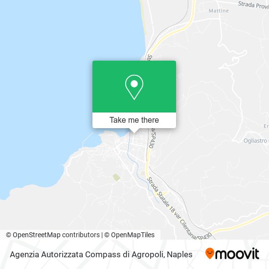 Agenzia Autorizzata Compass di Agropoli map