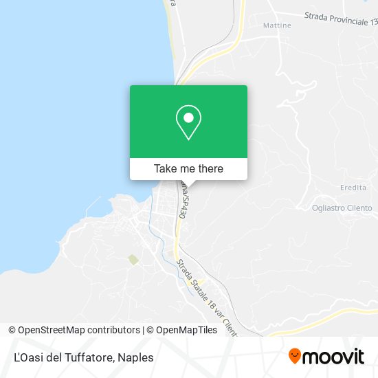 L'Oasi del Tuffatore map