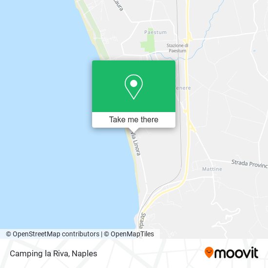 Camping la Riva map