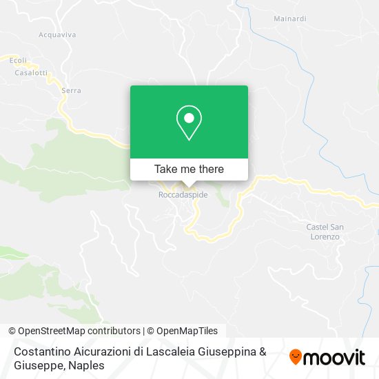 Costantino Aicurazioni di Lascaleia Giuseppina & Giuseppe map