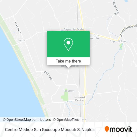 Centro Medico San Giuseppe Moscati S map