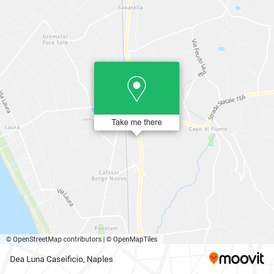 Dea Luna Caseificio map