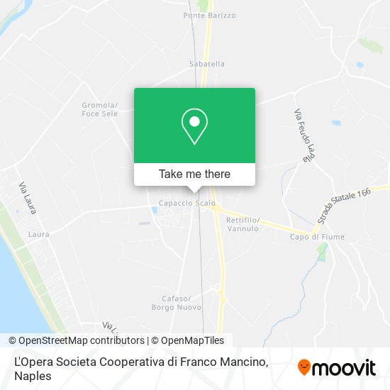 L'Opera Societa Cooperativa di Franco Mancino map
