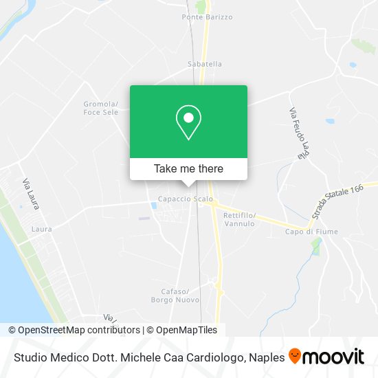 Studio Medico Dott. Michele Caa Cardiologo map