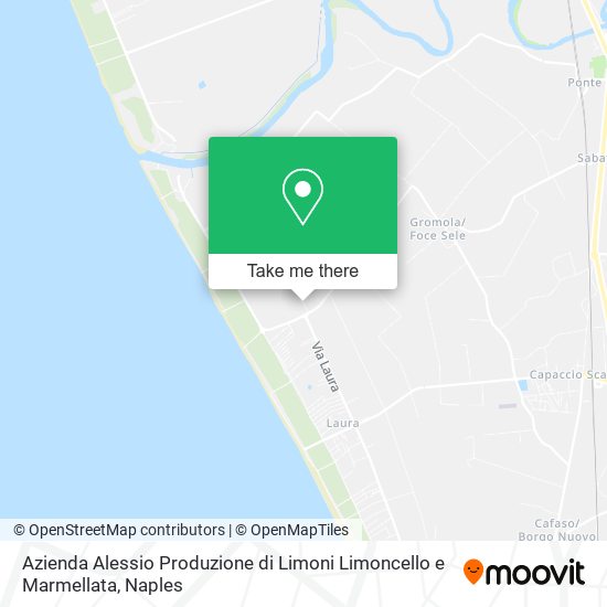 Azienda Alessio Produzione di Limoni Limoncello e Marmellata map