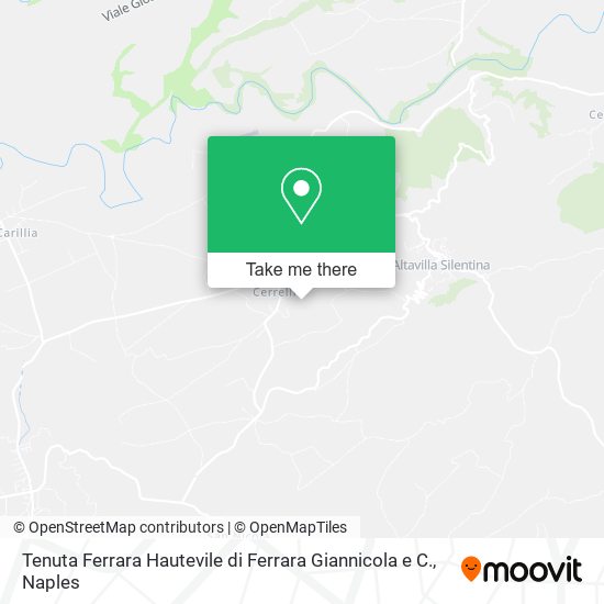 Tenuta Ferrara Hautevile di Ferrara Giannicola e C. map