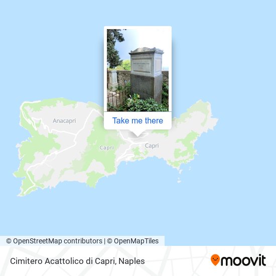 Cimitero Acattolico di Capri map