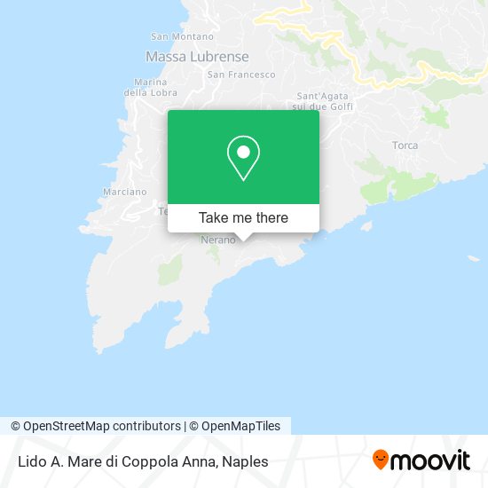 Lido A. Mare di Coppola Anna map
