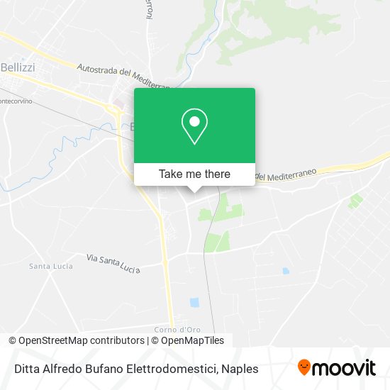Ditta Alfredo Bufano Elettrodomestici map