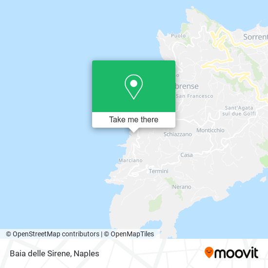 Baia delle Sirene map