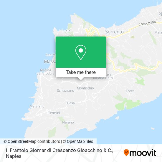 Il Frantoio Giomar di Crescenzo Gioacchino & C. map