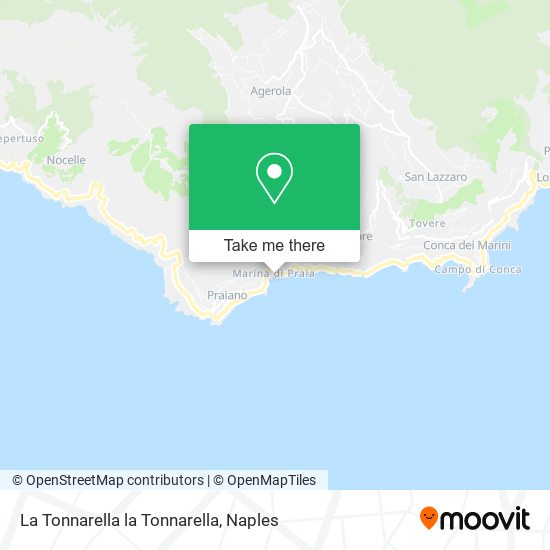 La Tonnarella la Tonnarella map