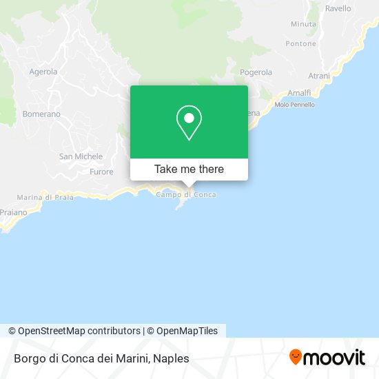 Borgo di Conca dei Marini map