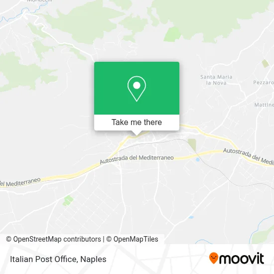 Italian Post Office map