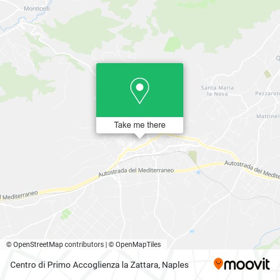 Centro di Primo Accoglienza la Zattara map