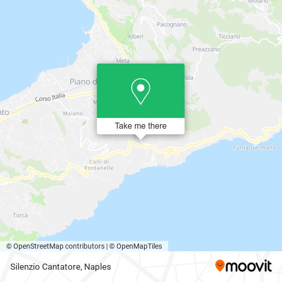 Silenzio Cantatore map