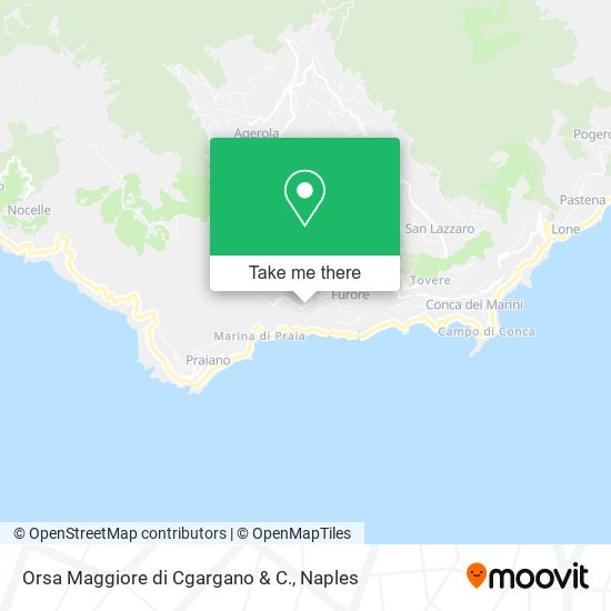 Orsa Maggiore di Cgargano & C. map