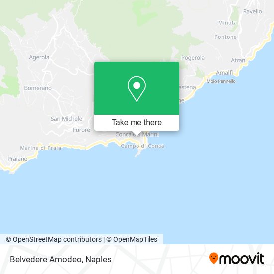 Belvedere Amodeo map