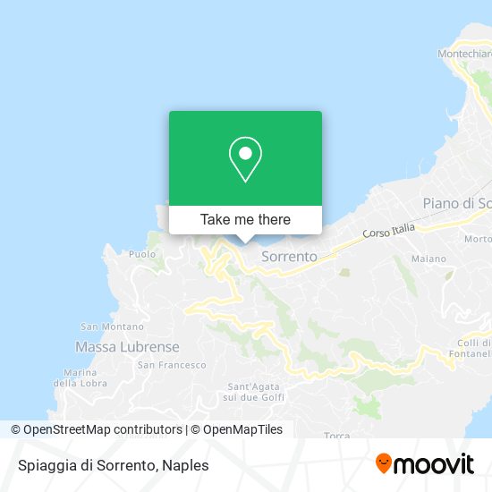 Spiaggia di Sorrento map