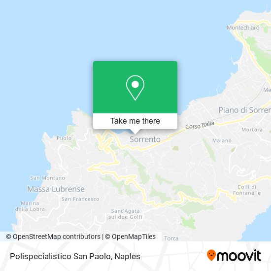 Polispecialistico San Paolo map