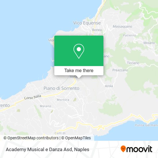 Academy Musical e Danza Asd map
