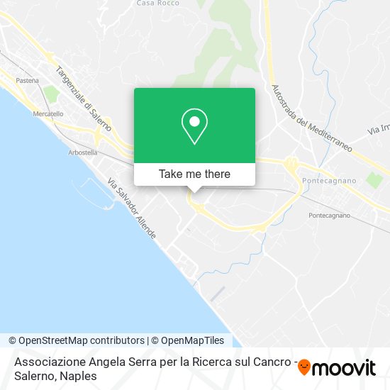 Associazione Angela Serra per la Ricerca sul Cancro - Salerno map
