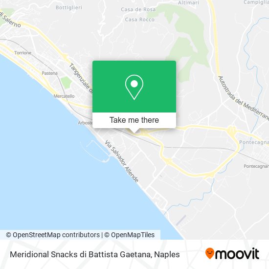 Meridional Snacks di Battista Gaetana map