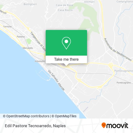 Edil Pastore Tecnoarredo map