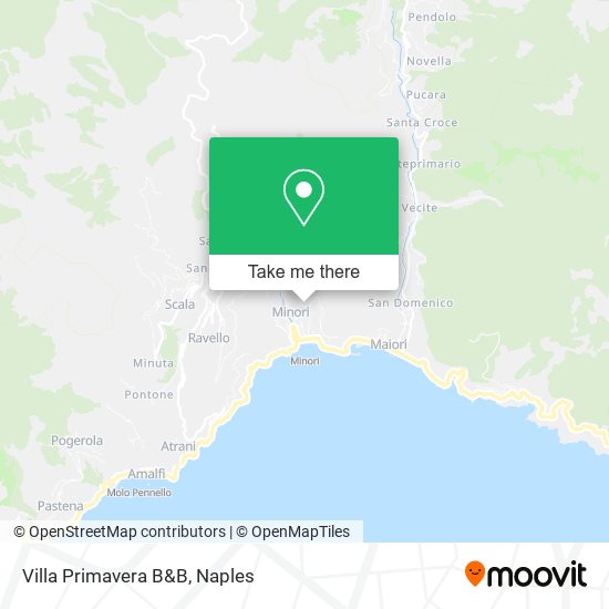 Villa Primavera B&B map