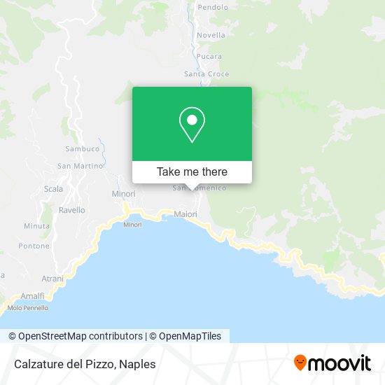 Calzature del Pizzo map