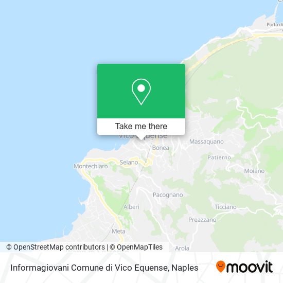 Informagiovani Comune di Vico Equense map