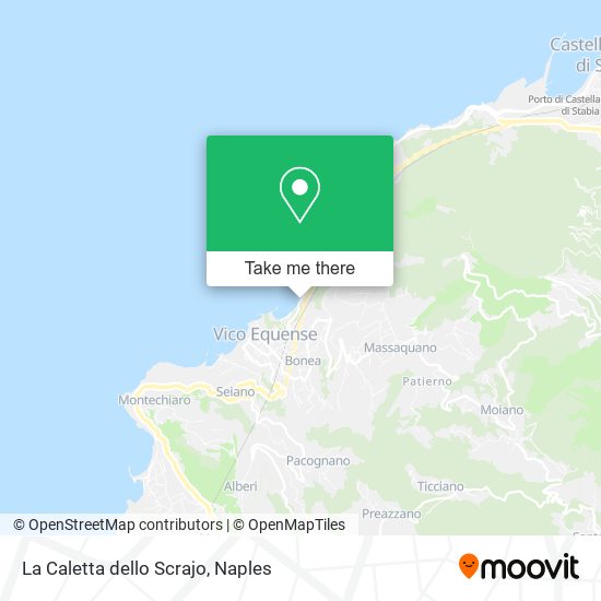 La Caletta dello Scrajo map