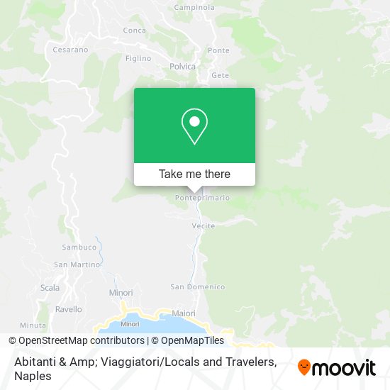 Abitanti & Amp; Viaggiatori / Locals and Travelers map