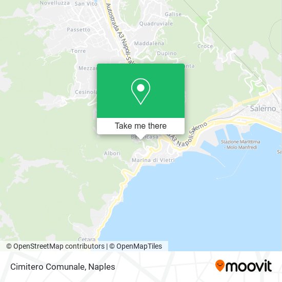 Cimitero Comunale map