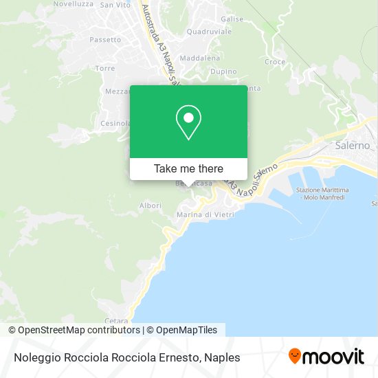 Noleggio Rocciola Rocciola Ernesto map