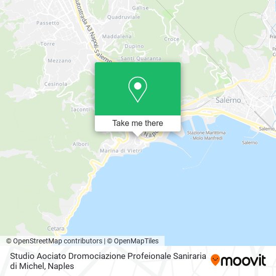 Studio Aociato Dromociazione Profeionale Saniraria di Michel map