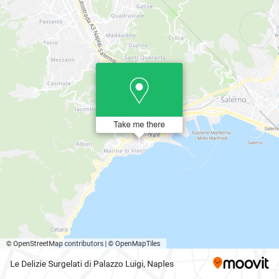 Le Delizie Surgelati di Palazzo Luigi map