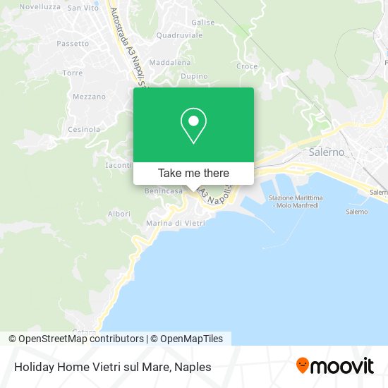 Holiday Home Vietri sul Mare map