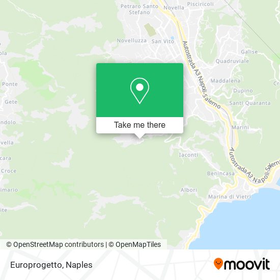 Europrogetto map