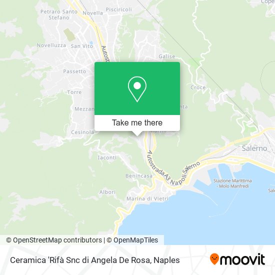 Ceramica 'Rifà Snc di Angela De Rosa map