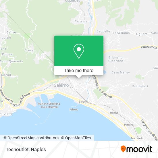 Tecnoutlet map