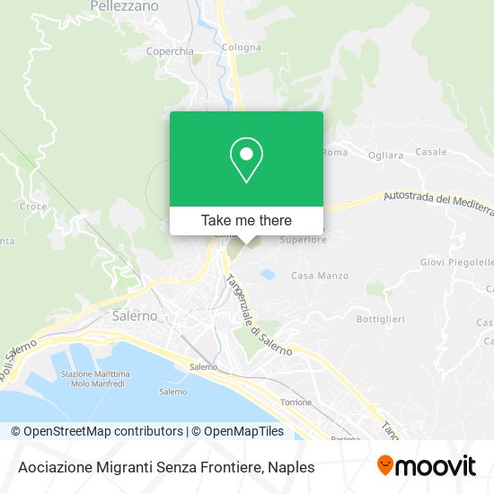 Aociazione Migranti Senza Frontiere map